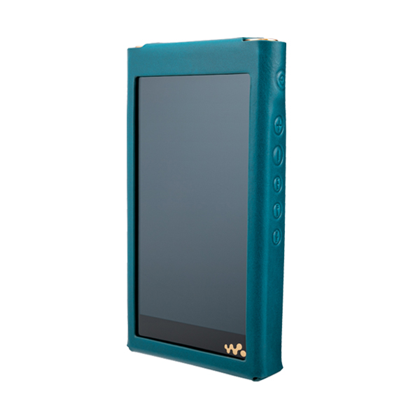 SONY Official Leather Flip Case For Walkman NW-WM1ZM2 / NW-WM1AM2 - Black, Authentic Japan Import